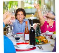 LOLIPPYY Bouchon de Bouteille de Vin Élégant et Décoratif Bouchon Scellant Réutilisable Préserve Vin avec Finition Soignée et Bord Lisse pour Maison Bar et Fête