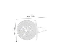 LOLIPPYY Boule de Cristal avec Support pour Fontaine Intérieur Décoration Élégante pour Maison Bureau et Commerce