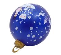 LOLIPPYY Boule de Noël Gonflable PVC Décoration Extérieure Réutilisable avec Impression Vive et Système de Gonflage Rapide pour Ambiance Festive