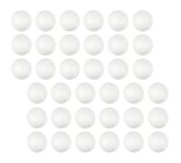 LOLIPPYY Boules de Mousse Blanches 500 Pièces Soi-Même 1,8 CM pour Décorations Sapin Noël et Mariages, Accessoires Légers pour Créations Artisanales