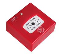 LOLIPPYY Bouton D'alarme Manuelle Incendie Mural Fire-08 en Plastique Interrupteur de Réinitialisation Manuelle, Alarme de Sécurité pour Immeubles de Bureaux et Points de Secours, Bouton