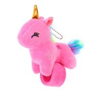 LOLIPPYY Bracelet à Claquer En Peluche Licorne Décoratif Pour Garçon Et Filles, Taille Unique, Rembourré Souple, Bracelet Snap Bohème Pour Fêtes D'anniversaire Et Présents,