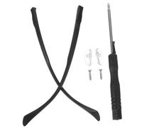 LOLIPPYY Branches de Remplacement pour Lunettes Métal Noir Robuste Bras Légers et Confortables pour Hommes et Femmes Accessoire Pratique pour Réparation et Entretien des Montures