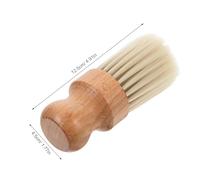 LOLIPPYY Brosse De Barbier à Manche Bois Nettoyeur De Coupe De Cheveux Plumeau De Cou Professionnel Brosse De Balayage Pour Cheveux Fournitures De Coiffure