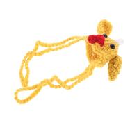 LOLIPPYY Cache-nez Chauffe-nez en Crochet Jaune Petit Poussin, Couvre-nez en Tissu Doux pour Temps Froid, Protection le Vent pour Femmes, Accessoire Hiver pour Ski et Activités Extérieures