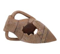 LOLIPPYY Cachette Reptile Décorative Compacte Forme de Grotte pour Lézards Serpents et Terrarium Améliore la Sécurité Paysage du Terrarium