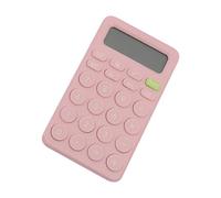 LOLIPPYY Calculatrice Étudiante Portable Chiffres Antidérapante Boutons Ronds Confortables pour École Maison Bureau Rose