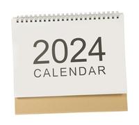 LOLIPPYY Calendrier de Bureau Format Moyen Calendrier Quotidien Pied Papier Robuste Organiseur Familial Pratique pour Bureau et Décoration Maison