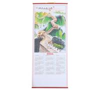 LOLIPPYY Calendrier Mural Année Du Serpent Délicat à Suspendre Calendrier Mensuel Organisé pour Bureau et Maison Planificateur Familial avec Jours Fériés et Espace Mémo Décoration Nouvel An