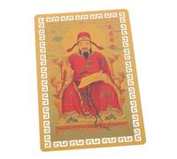 LOLIPPYY Carte de protection chinoise en alliage aluminium-magnésium légère Feng Shui Taisui pour protection, succès et richesse