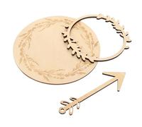LOLIPPYY Cartes Mensuelles en Bois pour Bébé Décorations de Naissance Gravées Recto Verso Accessoires Photo pour Annoncer Étapes Importantes Présent Shower