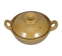 LOLIPPYY Casserole en Terre Cuite 500ml Manche Unique, Pot à Ragoût Traditionnel en Argile pour Cuisson Maison, Ustensile Cuisine pour Marmite de Cuisinière, pour Plats Mijotés et Riz