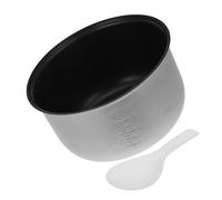 LOLIPPYY Casserole Intérieure Antiadhésive pour Cuiseur Riz Électrique Pot de Remplacement Polyvalent avec Graduation Alliage Aluminium Adaptée à Dortoir