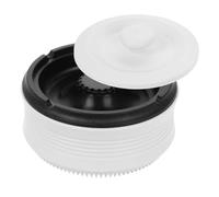 LOLIPPYY Cendrier Intelligent Moderne Filtre Purificateur D’air, Portable Rechargeable USB, Couleur Ivoire, Usage Maison Bureau Voiture, Cendrier De Voyage Automatique sans Fumée