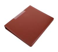 LOLIPPYY Classeur Rechargeable en Similicuir A4 Brun 30 Pochettes Plastiques pour Partitions Chemise à Partitions pour Chœur et Orchestre Porte-Partitions Portable Répétitions Concerts