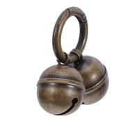 LOLIPPYY Clochette pour Collier Chien Chat Cuivre Vintage avec Clip Rapide Fort pour Suivi Sécurité Accessoire Antiperte pour Animaux de Compagnie