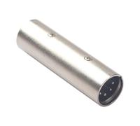 LOLIPPYY Connecteur XLR Mâle 5 Broches Audio, Adaptateur Jack Mâle 5 Broches Argenté, Convertisseur pour Signal DMX Caméra, Accessoire Audio Compatible Usage Professionnel, Câble