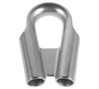 LOLIPPYY Cosse en Acier Inoxydable Taille M pour Câble Métallique 10mm Manchon de Cœur, Protection Oculaire Robuste et Bague D'arrêt pour Usage Industriel, Manutention, Levage