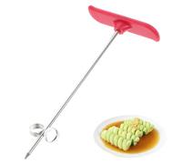 LOLIPPYY Coupe-légumes Spirale Acier Inoxydable Outil de Sculpture Créatif pour Concombre Pomme de Terre et Radis Léger et Facile à Utiliser Ustensile de Cuisine Rotatif Spirale Rouge