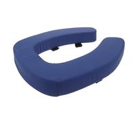 LOLIPPYY Coussin de Siège de Toilette Rembourré Imperméable 5 Cm avec Bande Scratch Siège Surélevé Moelleux Bleu pour Personnes Âgées Souple et Confortable Aide Salle de Bain