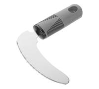 LOLIPPYY Couteau Ergonomique Anti-Tremblement En Acier Inoxydable Pour Personnes Âgées Ustensiles De Cuisine Adaptés Aide À L'Alimentation Indépendante Rééducation 6.18X4.84X1.10 Pouces