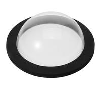 LOLIPPYY Couverture Flottante de Bassin avec Voûte Transparente en Acrylique Base Noire Observation Facile des Poissons Décoration Jardin Extérieur Installation Simple et Entretien Minimal