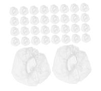 LOLIPPYY Couvre-oreilles Jetables Imperméables en Plastique Blanc Confortable pour Baignade et Espaces Publics, Lot de 1000 Pièces Protection Auditive