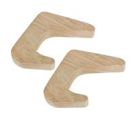 LOLIPPYY Crochets Muraux Massif Porte Manteaux Modernes pour Chambre et Dressing Support et Élégant pour Vêtements Chapeaux et Écharpes Finition Naturelle Écologique