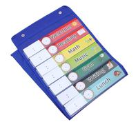 LOLIPPYY de Calendrier Suspendu Multifonction Oxford Transparent Organisateur de Planning Quotidien pour Cartes Support Mural Décoratif pour Famille