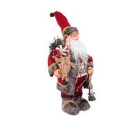 LOLIPPYY Décoration de Noël Père Noël Robe Longue Ornement de Bureau pour Ambiance Festive Maison