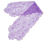 LOLIPPYY Décoration Halloween Table Dentelle Spider Web Nappe de Chemin de Table Maille Protection Taches et Rayures Pour Maison et Restaurant