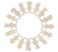 LOLIPPYY Découpes En Bois Brut Pour Garçon Et Filles 50 Pièces Figurines Bois à Peindre Accessoires Créatifs Pour Activités Manuelles Enfantines Jeux Éducatifs Loisirs Créatifs Et Présents