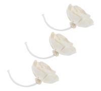 LOLIPPYY Diffuseur d'Arômes Floral en 3 Pièces avec Fleurs de Camélia 7 CM en Corde de Coton Diffuseur d'Aromathérapie Décoratif pour Intérieur Bureau Voiture Recharges d'Huiles