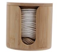 LOLIPPYY Disques Démaquillants Réutilisables Bambou et Coton 16 Pièces Taille Standard pour Visage Étui Bambou et Paquet Filet de Lavage Usage Quotidien Écologique
