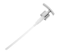 LOLIPPYY Distributeur de Lotion Acier Inoxydable Robuste Pompe de Rechange Ajustable pour Bouteilles Shampoing et Tube Adaptable pour Flacons Économiseur de Produit pour Salle de Bain