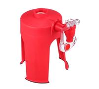 LOLIPPYY Distributeur de Soda Rouge Inversé avec Robinet Support Robuste et Matériau Alimentaire Fontaine à Boisson Gazeuse pour Maintien Fraîcheur et Service Facile