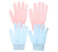 LOLIPPYY Douche Exfoliants Double Face De Bain Pour Masse Et Nettoyage Du Corps Avec Corde De Suspension