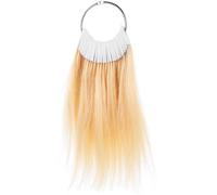 LOLIPPYY Échantillons De Test De Coloration Capillaire Humaine Anneau 30 Mèches Mèches Naturelles Pour Salon Coiffure Professionnels Essais Coloration Décoloration