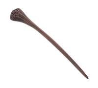 LOLIPPYY Élégante Épingle à Cheveux Bois de Santal Doré Baguette Chinoise Ancienne pour Coiffures de Femmes Accessoire Authentique pour Chignons et Tenues Traditionnelles Hanfu