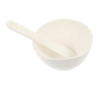 LOLIPPYY Ensemble 1 Bol à Masque 500 Ml Plastique Doux Pour Visage Applicateur Outil Diy Salon Beauté Usage Maison Voyage