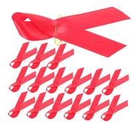 LOLIPPYY Épinglette Ruban De Solidarité Sensibilisation Au Sida, Lot De 50, 16 Cm x 1,3 Cm, Symbole Amovible Pour Événements Publics, Accessoires De Collecte De Fonds, Usage Portable Et Solidaire