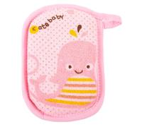 LOLIPPYY Éponge de Bain Exfoliante pour Serviette Douce Forme de Nettoyage et Massage Corporel pour Crée une Mousse Riche avec