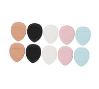 LOLIPPYY Éponges Maquillage Fond De Teint 10 Pièces Mini Taille Compacte Trois Formes Poudre Visage Beauté Retouches Nomades Multicolores