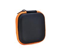 LOLIPPYY Étui de Rangement Rigide EVA pour Écouteurs Mini Étanche Résistant Aux Chocs avec Doublure Douce et Poche Intérieure Filet Pochette Portable pour Câbles USB Accessoires et Casque