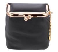 LOLIPPYY Étui Porte-Rouge à Lèvres Mini Carré Noir, Paquet De Rouge à Lèvres Portable Boucle, Organisateur Compact pour Femmes, pour Présent Et Rangement De Maquillage De Poche