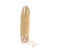 LOLIPPYY Exfoliating Band Loofah Back Scrubber With Long Strap For Deep Skin Cleaning And Back Bathing Natural Beige Cotton Wash Strap For Body Exfoliation And Pore Care
