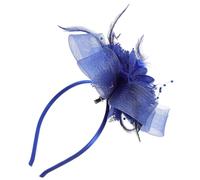 LOLIPPYY Fascinator Plume Accessoire Élégant Tulle pour Mariage Cocktail et Tea Party Coiffe Vintage Polyvalente Clip et Barrette