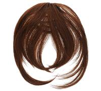 LOLIPPYY Fausse Frange Clip Naturelle Fibre Chimique Extension de Cheveux avec Tempes Accessoire Cheveux Femme pour Volume et Style