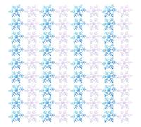 LOLIPPYY Flocons de Neige Artificiels 3 CM Blanc et Bleu 400 Pcs Décoration de Noël pour Maison Fête Mariage et Centre Commercial Confettis Festifs Légers et Sûrs Décor Hivernal