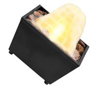 LOLIPPYY Fontaine de Table Intérieure Cascade Éclairage LED Petite Fontaine Zen en Résine pour Bureau et Décoration Maison Apaisante Cascade d'eau pour Relaxation et Ambiance Zen